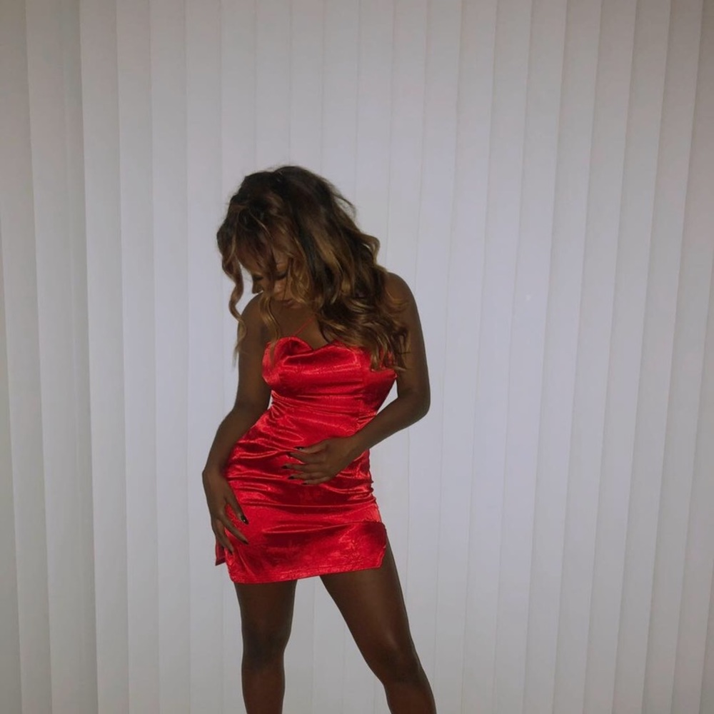 Red dress